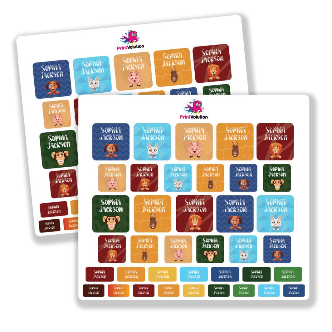 Why shop at Print Volution? 4 Animal Name Labels e1613273946132
