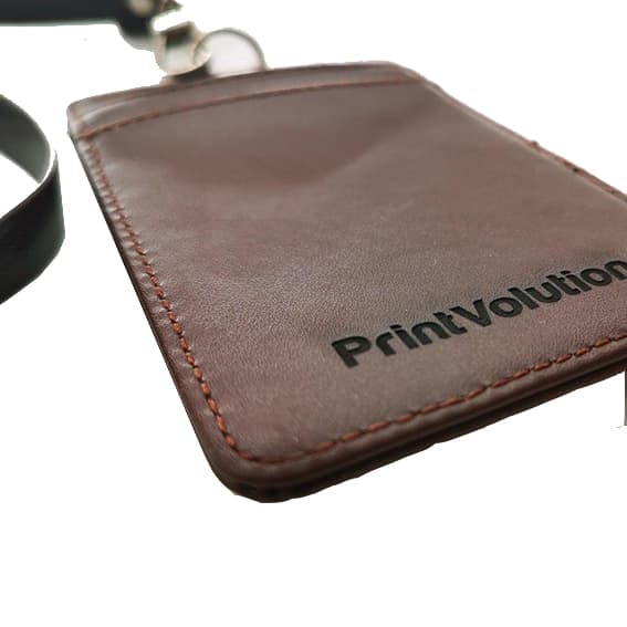 Why shop at Print Volution? 3 Card Holder - Dark Brown Leather
