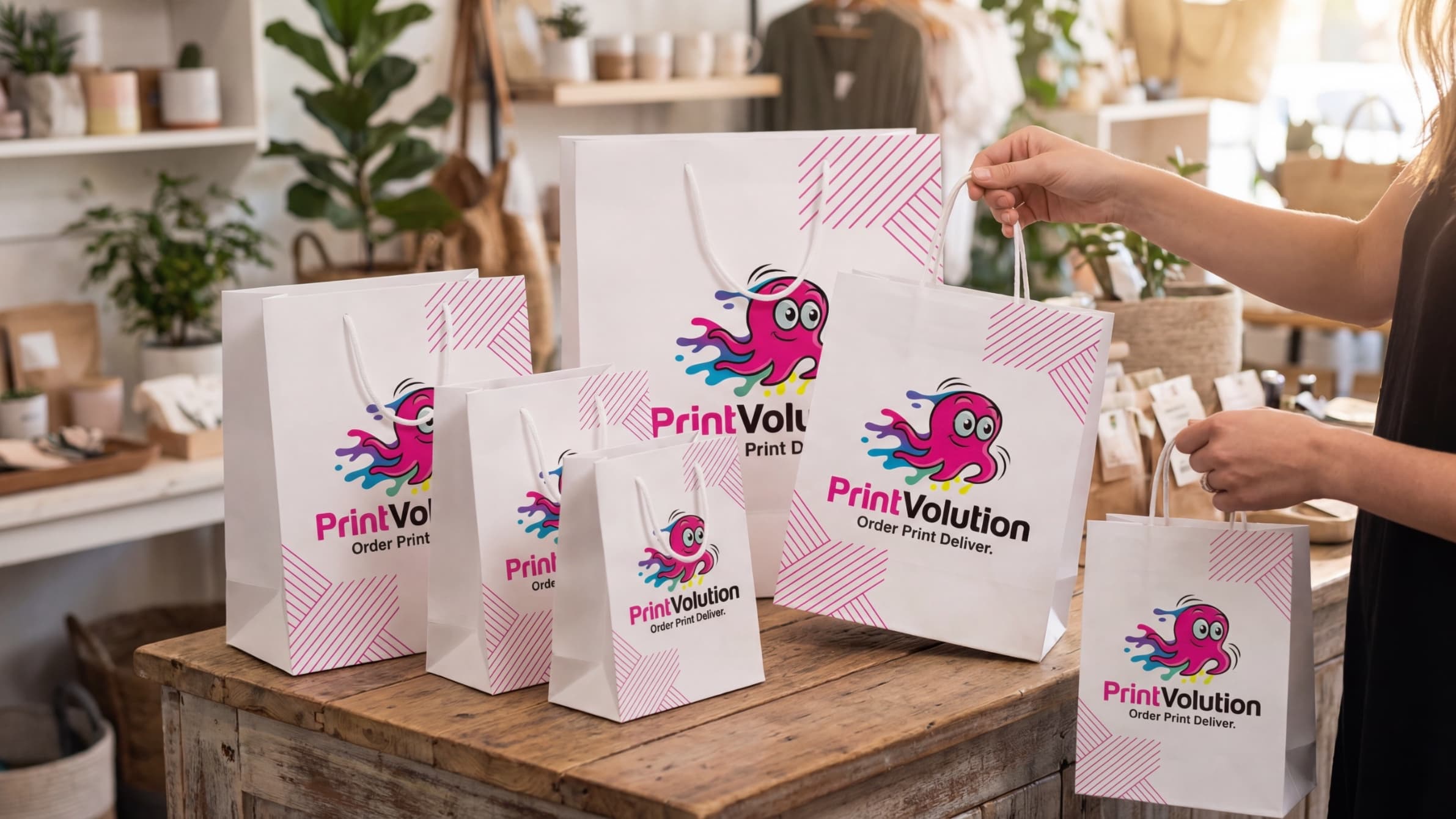 Paper Bag printing in Singapore by Printvolution Paper Bag printing in Singapore by Printvolution