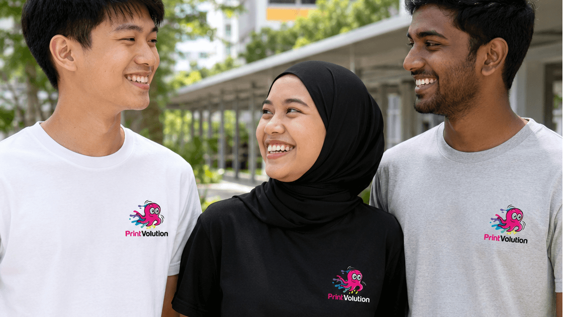 Round Neck Shirts — Printvolution Singapore