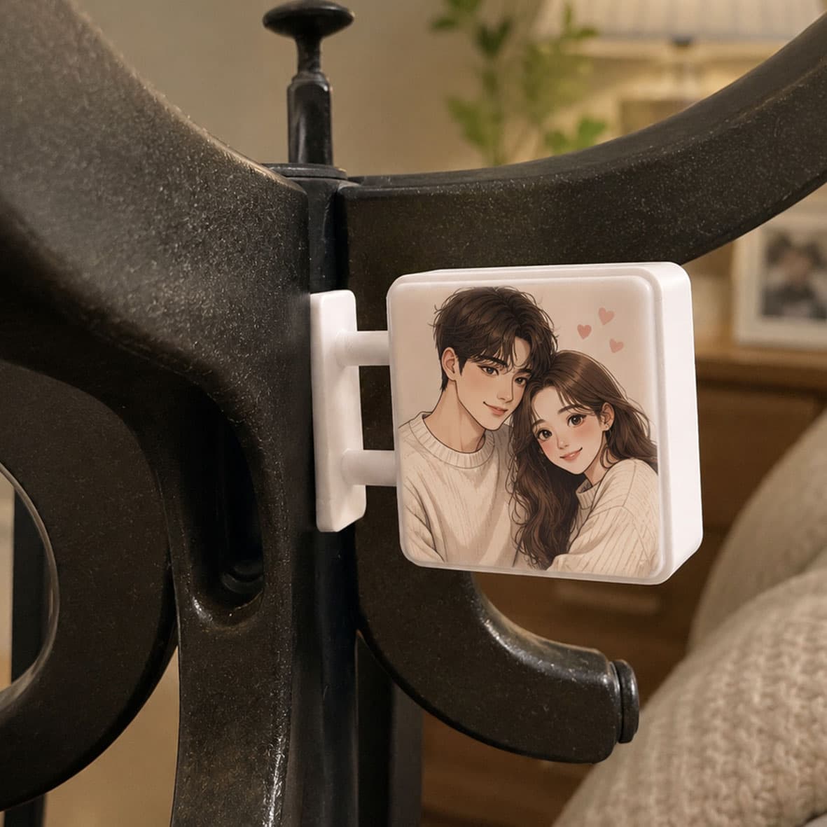Comic Photo Magnet — 38 × 38 mm · Square (dual sided)