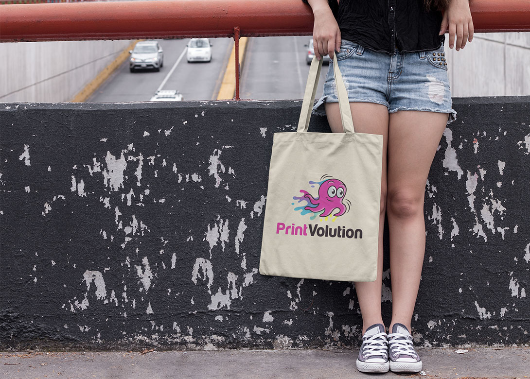 PrintVolution - View of Tote Bag