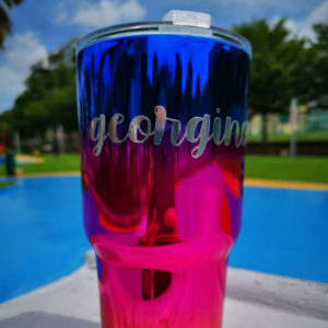 T2 Metallic Rainbow Tumblr